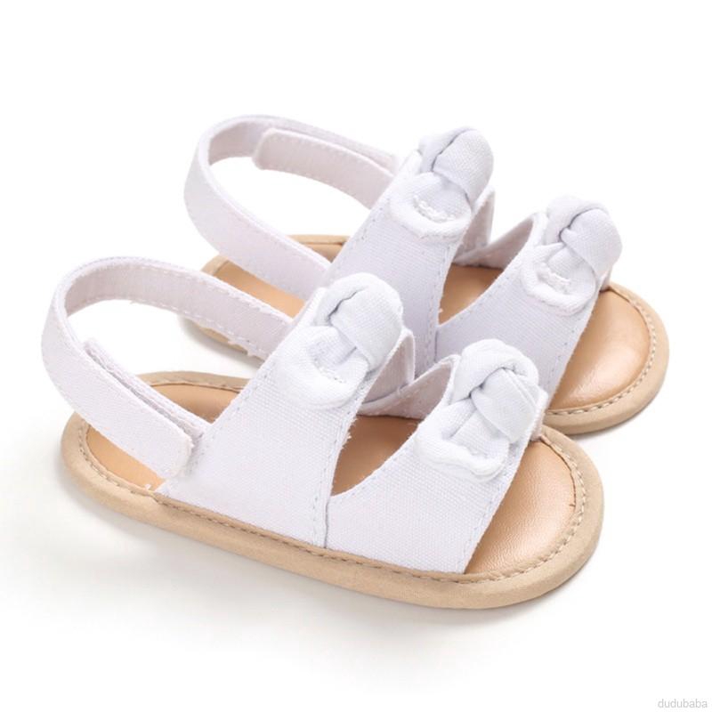 Giày Sandal Đính Nơ Cho Bé 0-18 Tháng Tuổi