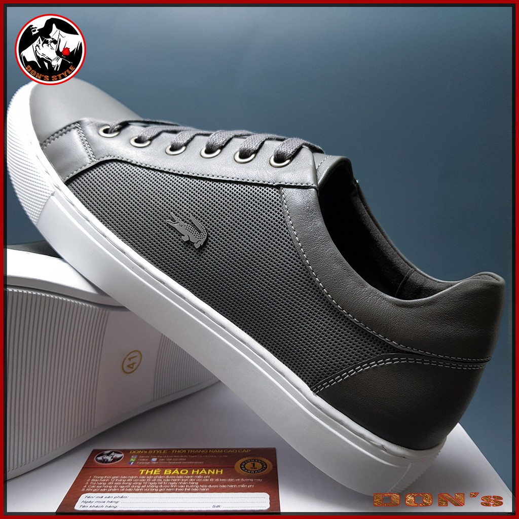 [ẢNH THẬT 100%] GIÀY THỂ THAO NAM DA THẬT/ GIÀY SNEAKER NAM PHONG CÁCH TRẺ TRUNG LỊCH LÃM GIÁ TỐT - GSG-01