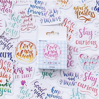 Winzige 46pcs Stickers Diary Planner ' s Notebook Scrapbook Stickers