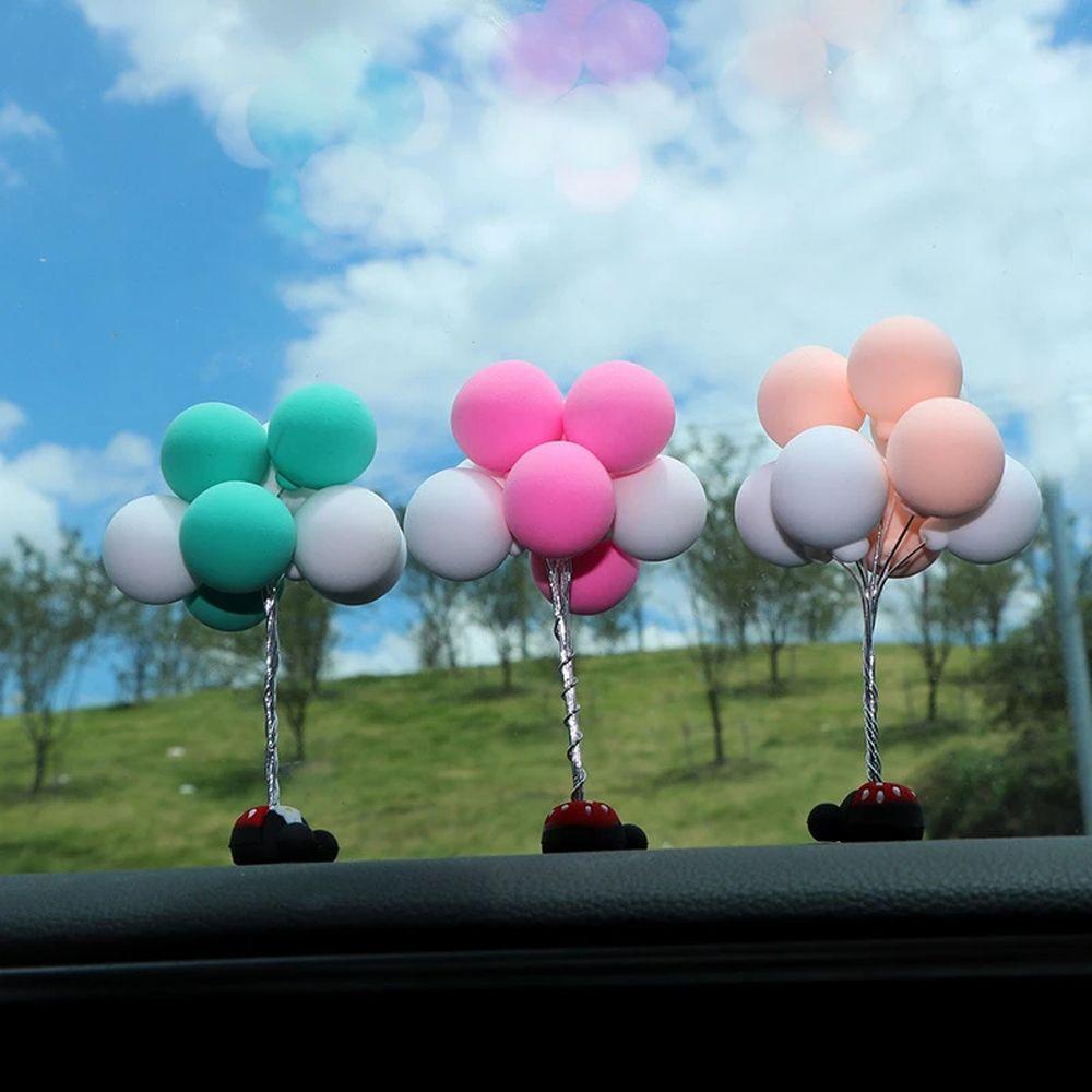 Bong Bóng Mini Nhiều Màu Trang Trí Bảng Điều Khiển Xe Hơi
