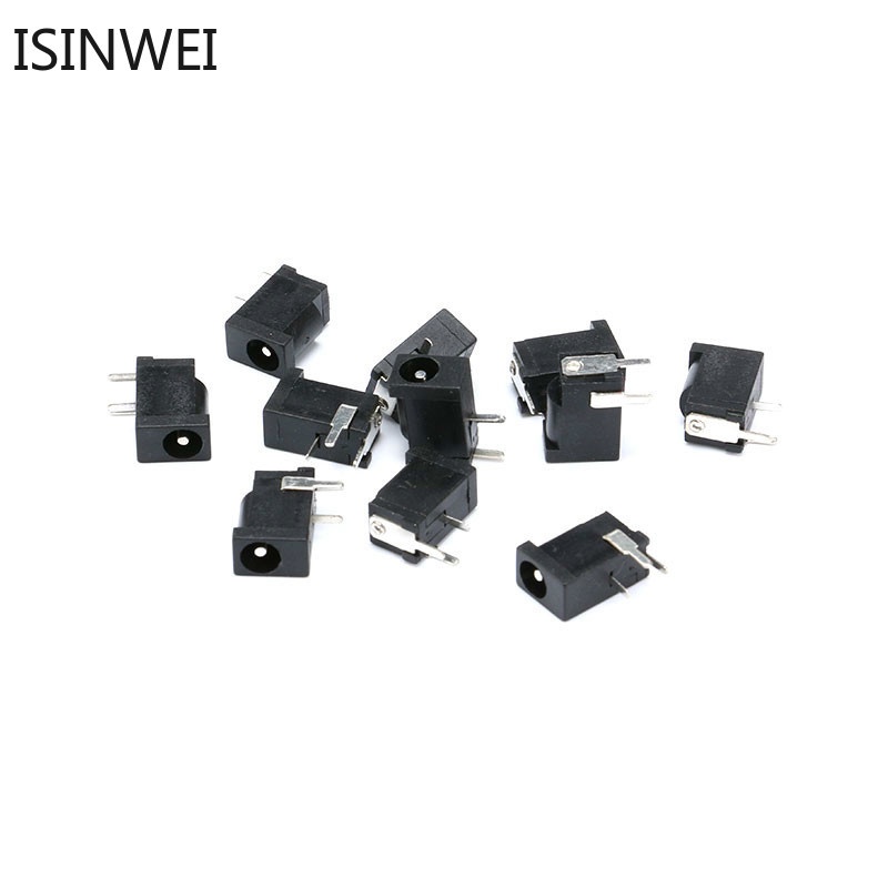 Set 100 Đầu Nối Ổ Cắm DC-002 1A 30V DC002 3.5*1.3mm 1.3mm