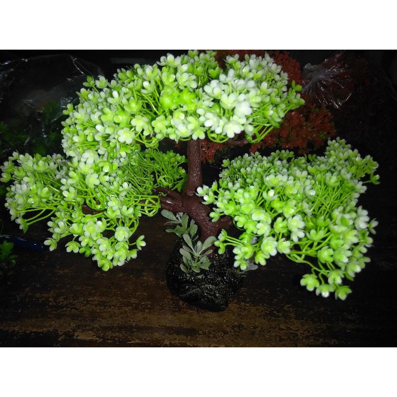 Cây Bonsai Giả Trang Trí Bể Cá