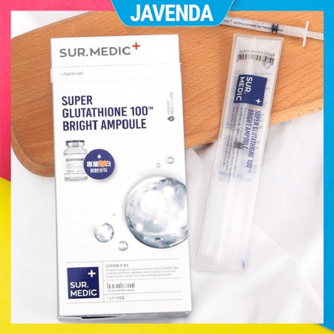Tinh Chất Truyền Trắng Sur.Medic Super Glutathione 100 Bright Ampoule