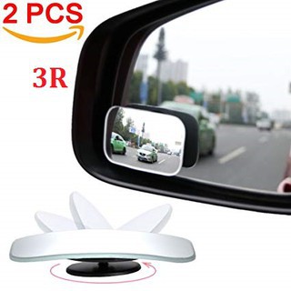 Bộ 2 Gương Cầu Lồi Chữ Nhật Hãng 3R Xoay 360 Độ Loại Xịn