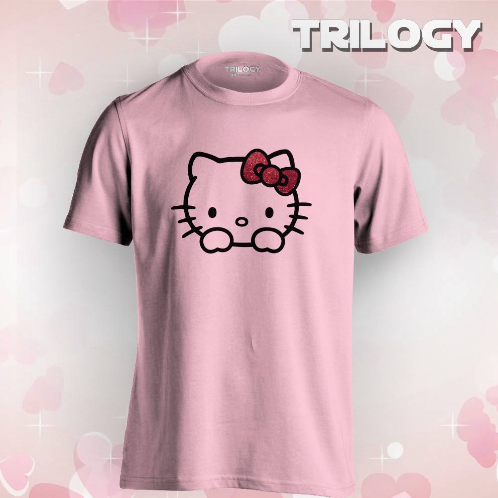 Áo Thun In Hình Hello Kitty Đáng Yêu Trilogy 0239 Hoạt Hình