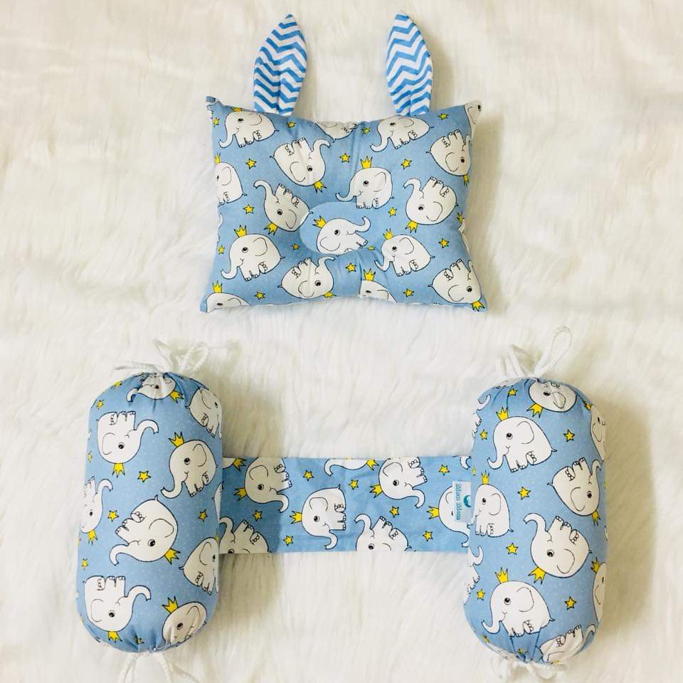 SET BỘ CHẶN GỐI LÕM+ BỘ VỎ RUỘT BÔNG