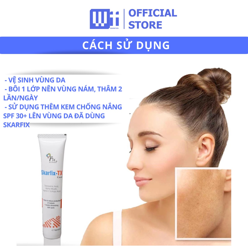 [CHÍNH HÃNG] Kem Dưỡng Mờ Thâm, Nám, Tàn Nhang - Fixderma Skarfix-TX Cream - 15g