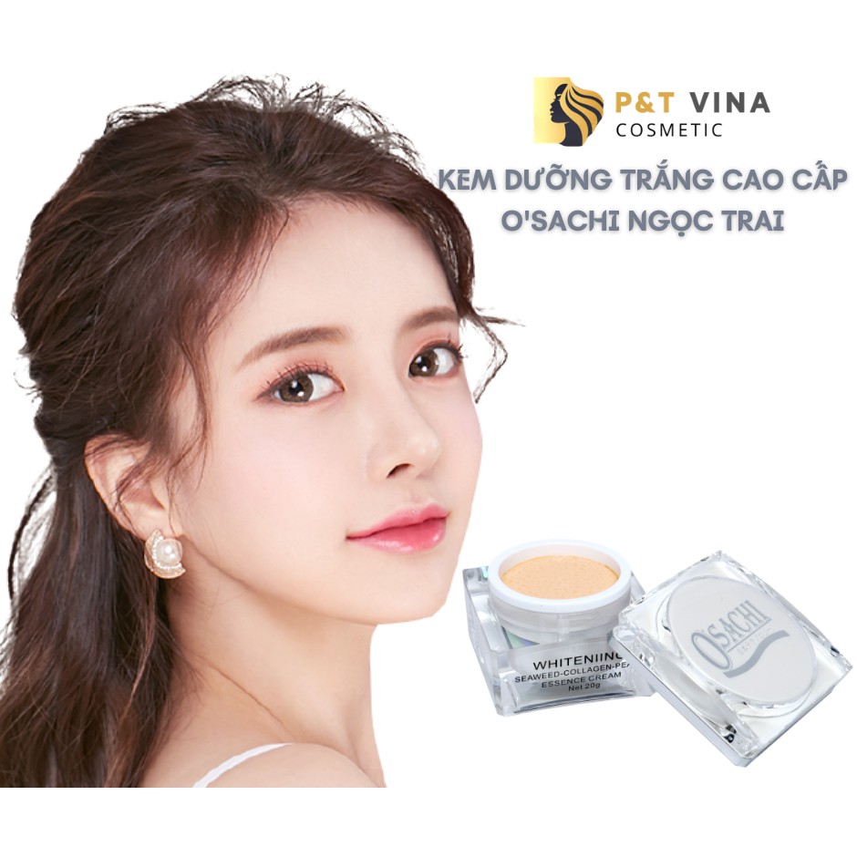 [Chính Hãng] Kem Dưỡng Trắng Da Ngừa Mụn Mờ Nám Osachi Tinh Chất Ngọc Trai 20g