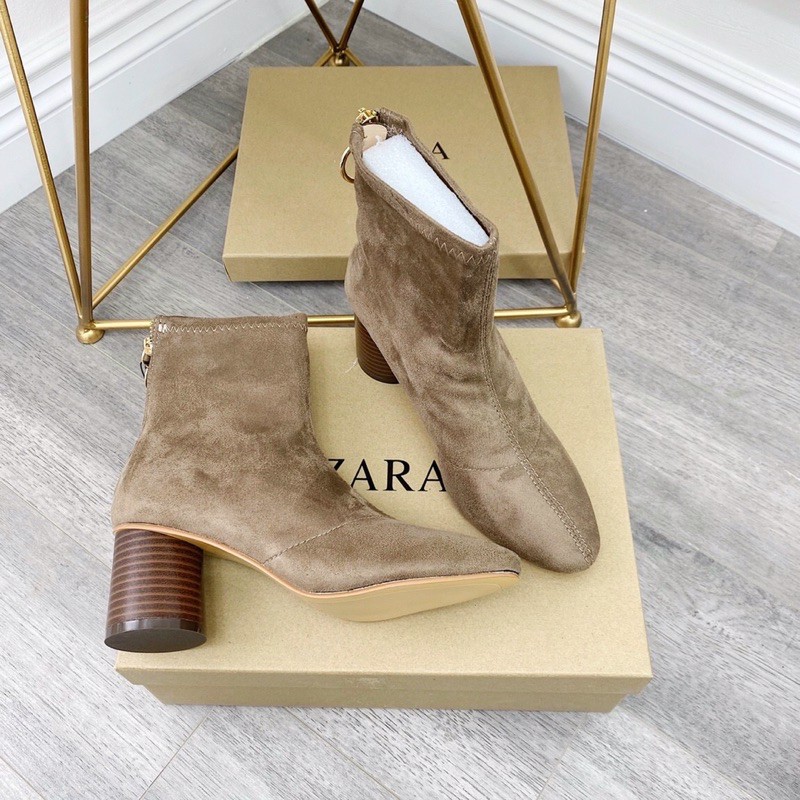 Boot zara gót tròn fullbox