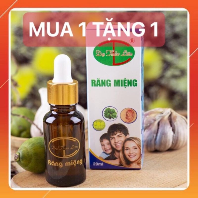 Tinh Dầu Răng Miệng Sâu Răng Hôi Miệng Dạ Thảo Liên Chiết Xuất 100% Từ Thiên Nhiên - Công Thức Gia Truyền 100 Năm, 20ml