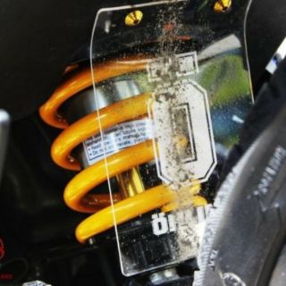 Mica che phuộc Ohlins bẻ cong gắn Winner, Sonic, Raider, satria, exciter