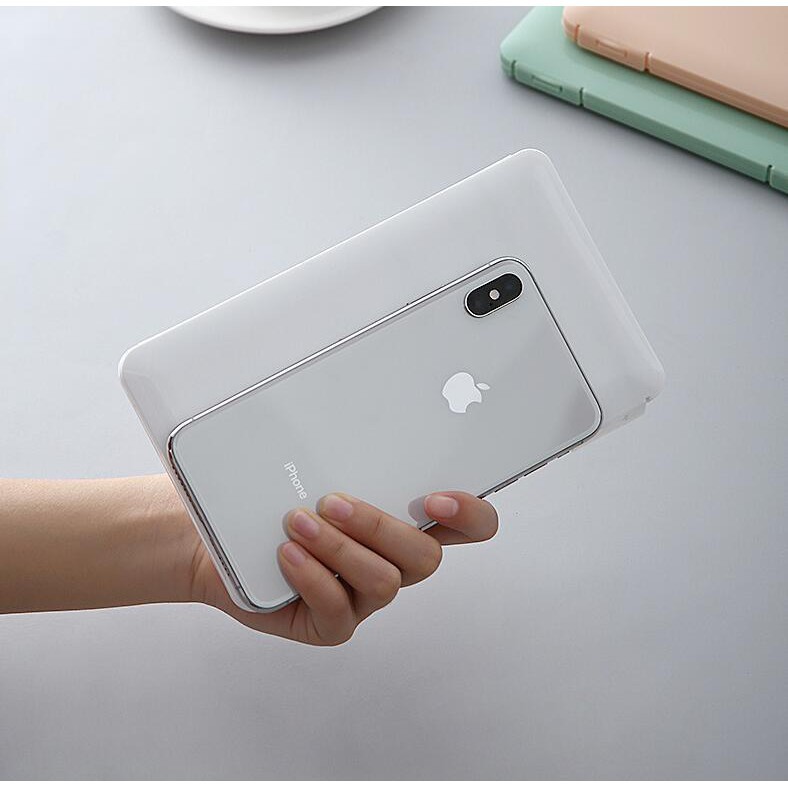 Hộp đựng khẩu trang chống bụi hình chữ nhật bằng nhựa tiện dụng