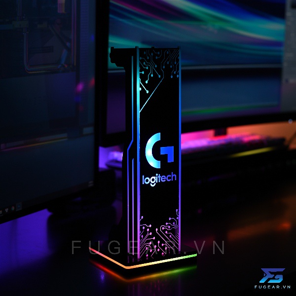 GIÁ TREO TAI NGHE LED RGB PRO CUSTOM AORUS, LOGITECH, CORSAIR, RAZER, MSI, ROG