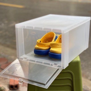 combo 5 hộp đựng giày Sneaker Box nhựa cứng trong suốt 3869