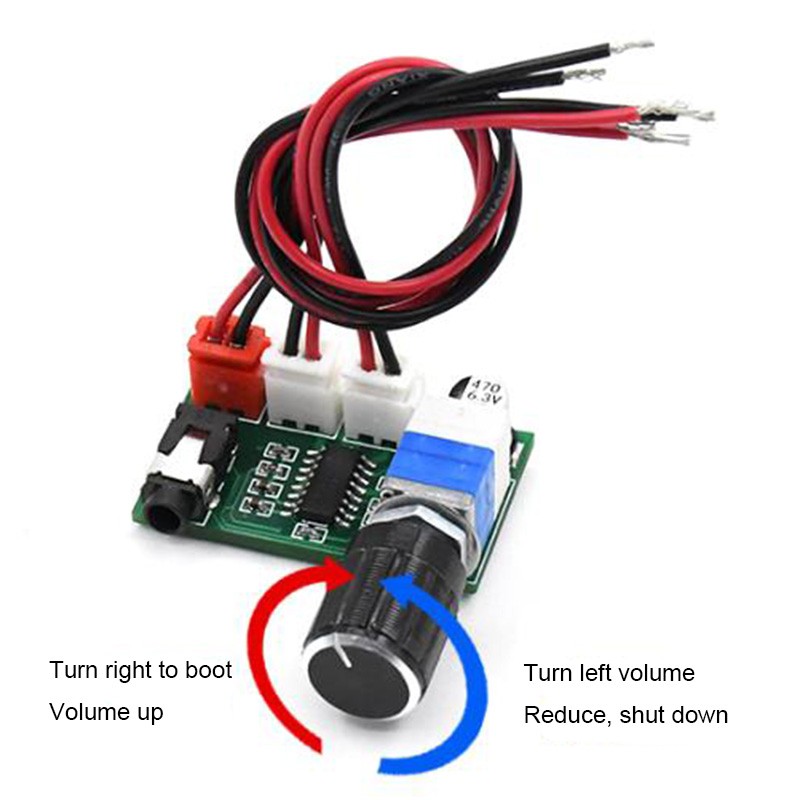 Bo mạch khuếch đại công suất kỹ thuật số 2x3W PAM8403 XH-A157 đầu vào AUX điện áp DC 5V