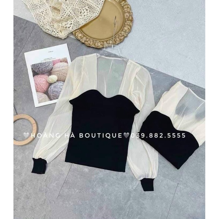 Áo tăm pha tay voan bo tay siêu xinh | BigBuy360 - bigbuy360.vn