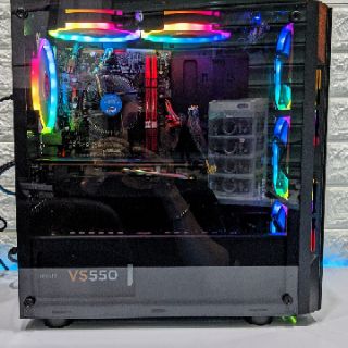 Thùng pc cao cấp i3 9100f + rx570 4gb