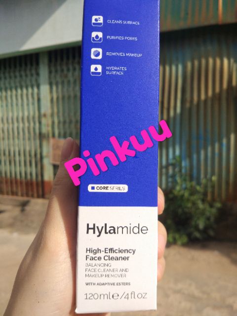 Hylamide rửa mặt + tẩy trang cấp nước cân bằng da