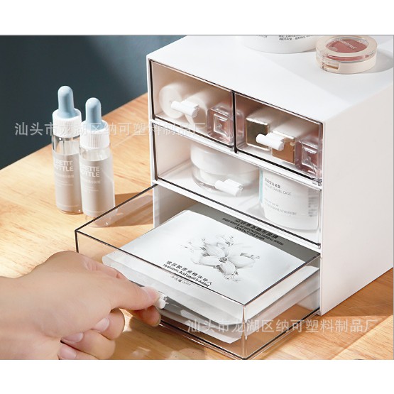 Kệ tủ để bàn trong suốt đa năng phong cách hiện đại - Quà Tặng Sưu Tầm - MyNa Mart