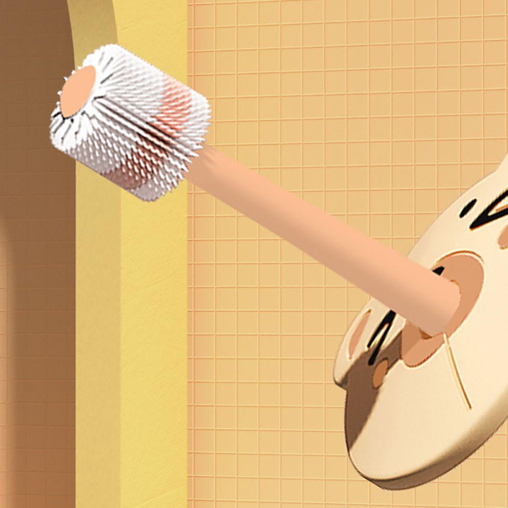 Bàn Chải Đánh Răng Xoay 360 Độ Bằng Silicon Nano Dễ Thương Làm Sạch Sâu Chăm Sóc Răng Miệng Cho Bé