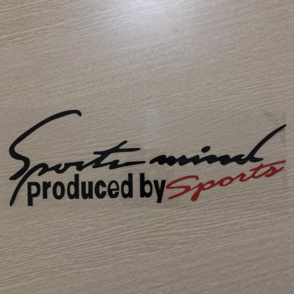 Tem dán Sport mind prodeced by Sports xe hơi ô tô đầy đủ màu sắc cho [Ô TÔ] [XE HƠI]