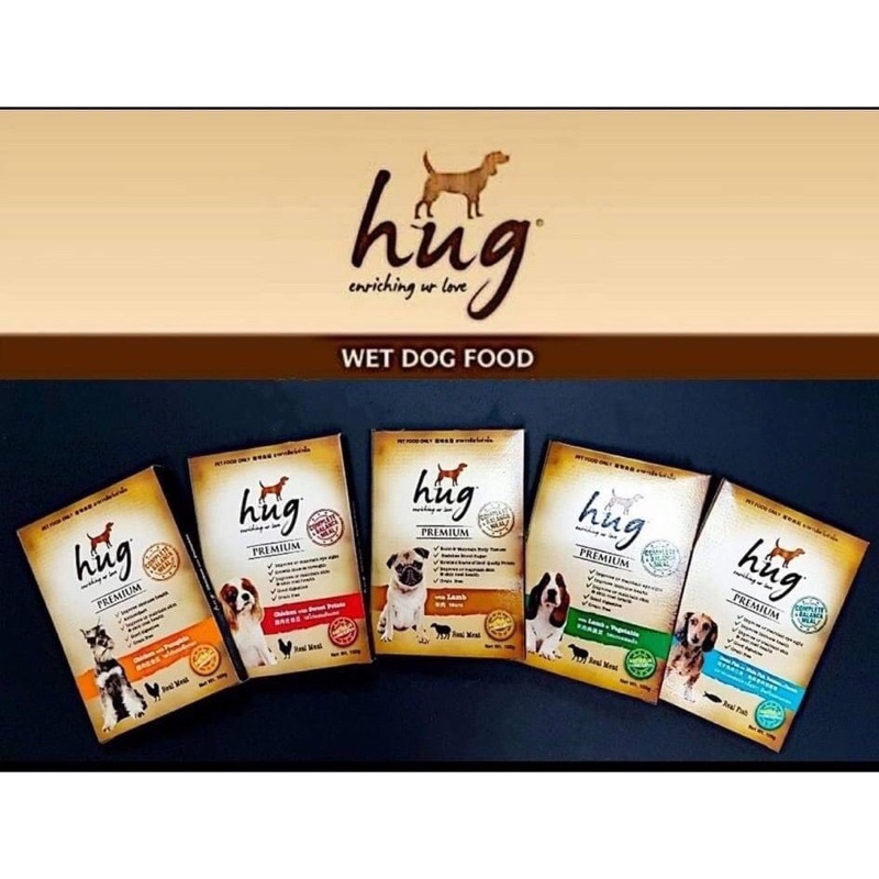 PATE HUG PREMIUM 120G PATE CAO CẤP DÀNH CHO CÚN YÊU