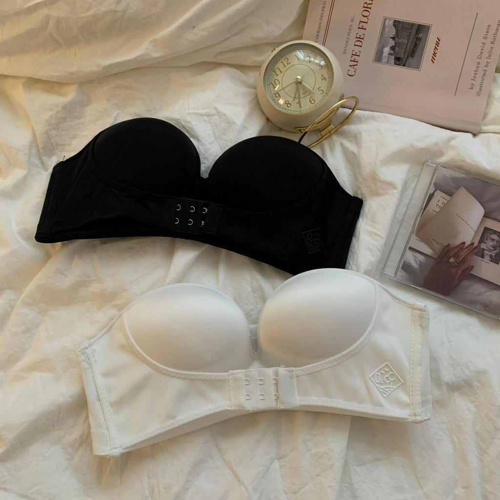 qkoole   Áo Ngực Không Dây Không Dây Chống Trượt Thiết Kế Vô Hình Lưng Đẹp Mắt Cho Nữ