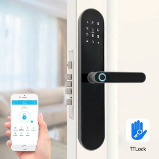 Khóa cửa gỗ vân tay app Ttlock K5