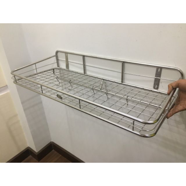 KỆ CHÉN BÁT INOX  TREO TƯỜNG 1 TẦNG