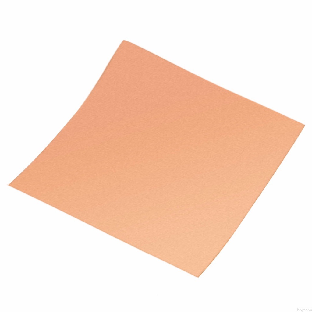 Tấm đồng nguyên chất 99.9% 0.1mm x 100mm x 100mm