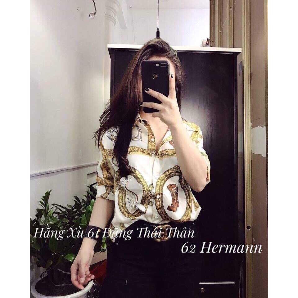 Áo Sơ Mi Tay Dài Thun Lụa Siêu Dễ Thương Sang Chảnh | BigBuy360 - bigbuy360.vn