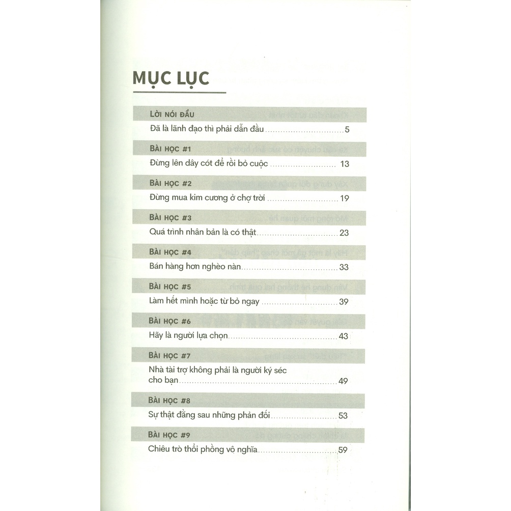 Sách - Đã Là Lãnh Đạo Thì Phải Dẫn Đầu - VLG