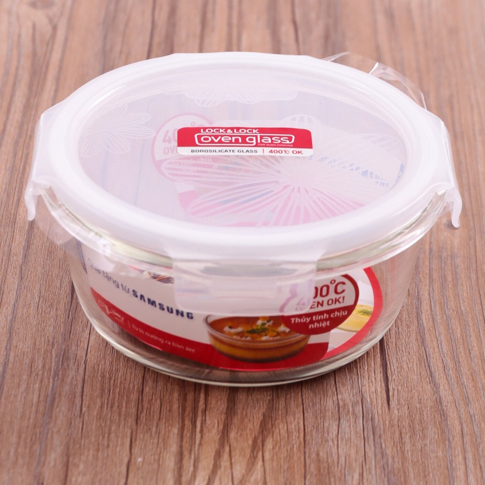 Hộp Thủy Tinh Tròn Chịu Nhiệt Lock&Lock Oven Glass 870ml | BigBuy360 - bigbuy360.vn