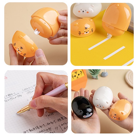 Bút Xóa Giấy Hình Động Vật Dễ Thương 5mm*6mm