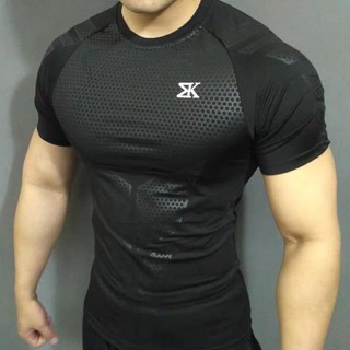 Áo Tập GYM Ôm Body Nam Tay Ngắn Ann Gym Store ZK A-006