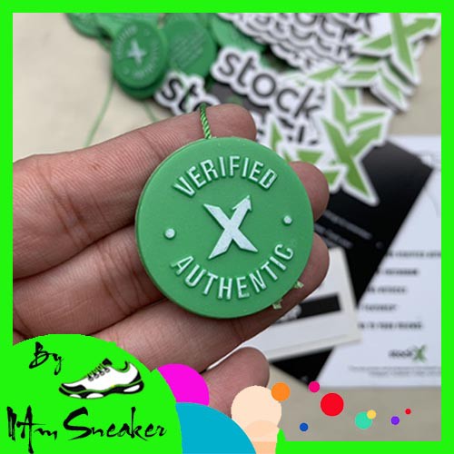 Stock X Phụ kiện cho giày trọn bộ full 3 món Tag, Mác và giấy scan ‣ : : 