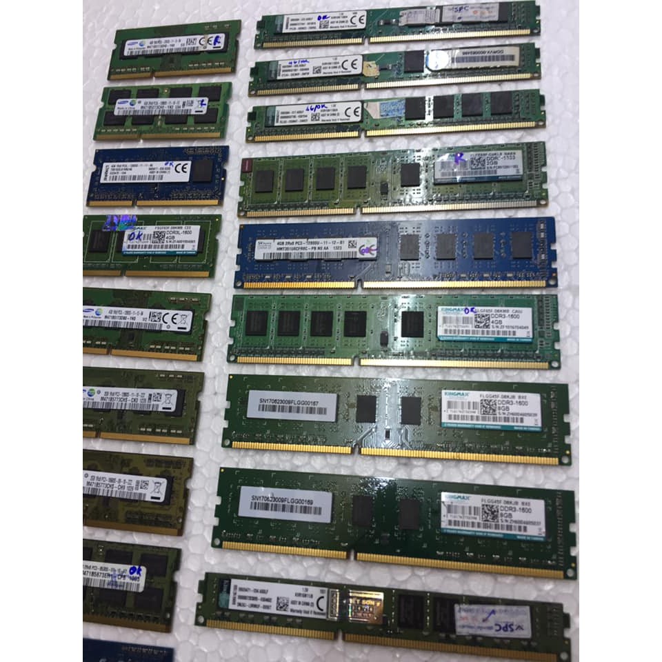 RAM DDR3 PC LAPTOP 1G BUS 1066 / 1333