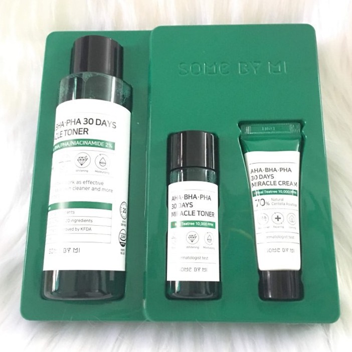 Set Some By Mi - Set giảm mụn và ngừa mụn Some By Mi AHA BHA PHA 30 Days Miracle