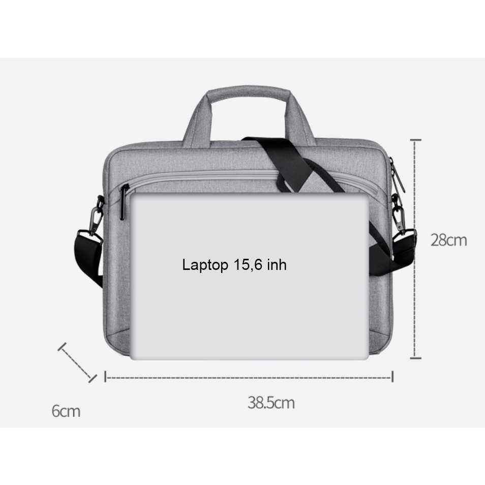 Túi xách - túi chống sốc cao cấp phong cách mới 15,6"