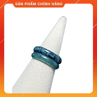 Nhẫn nữ đá phong thủy màu lam ngọc