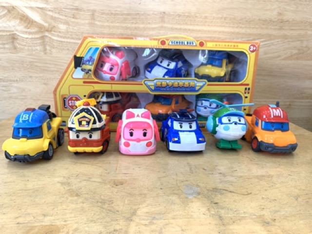 Đồ Chơi Robocar Poli Biến Hình Siêu Xe Robot 6 Trong 1 Cao Cấp Cho Bé