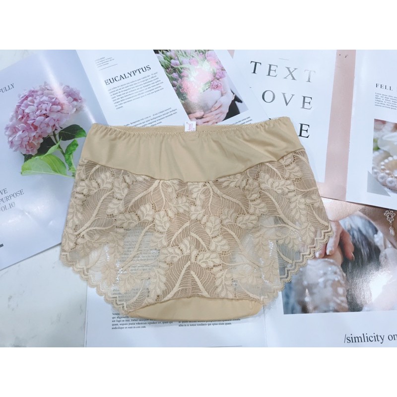 Quần lót nữ Thái Lan thun lạnh pha ren siêu thoáng mát hàng SISTERHOOD 6844 THÁI LAN