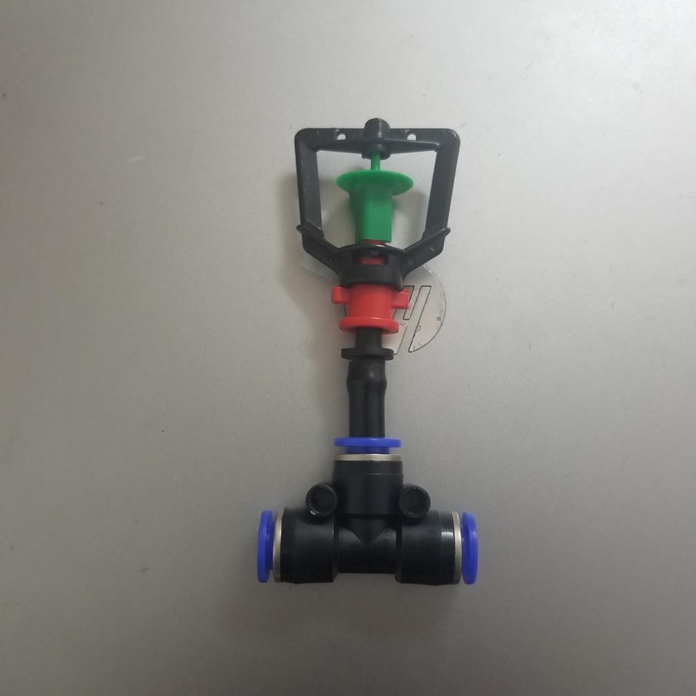 Béc phun sương tưới cây xòe 360 độ dùng ống 8mm