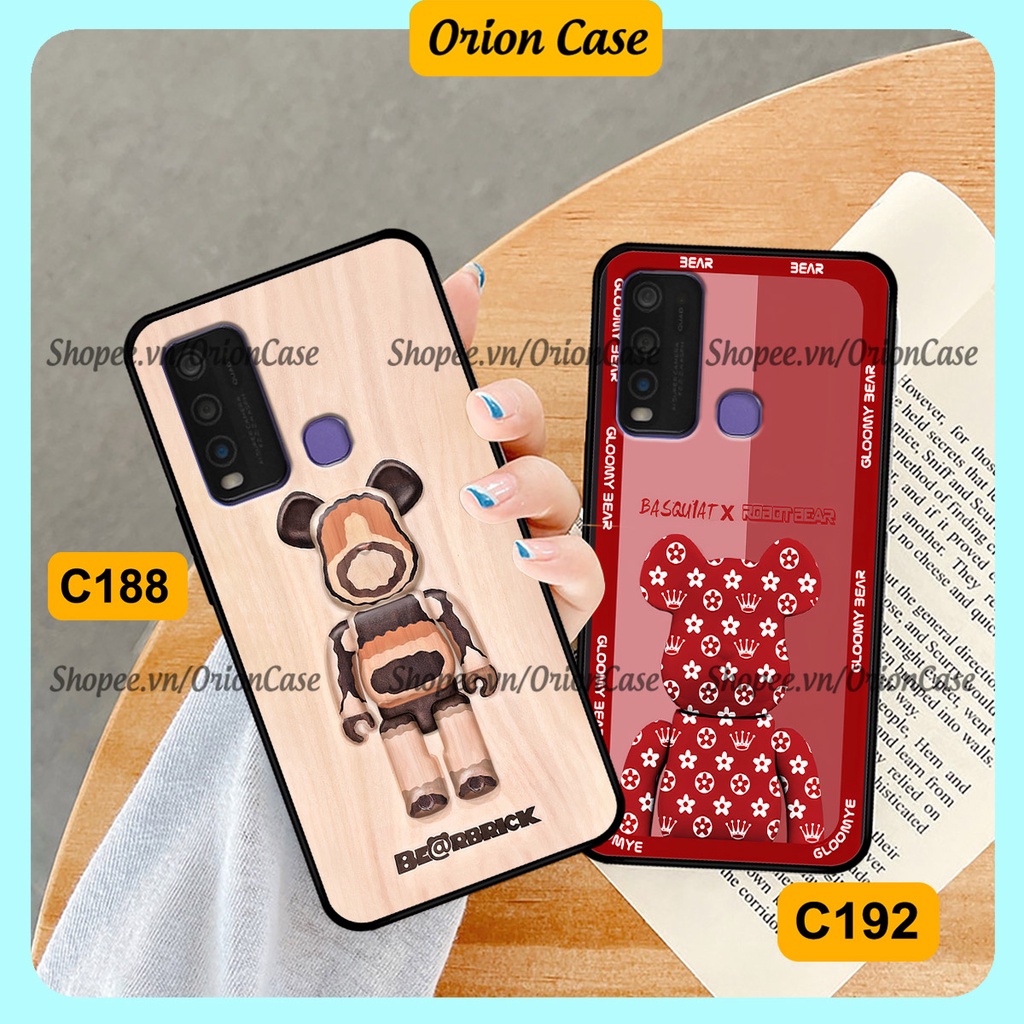 Ốp lưng Vivo Y30 / Y50 in hình bearbrick 3D thời trang, cá tính. ốp chống sốc, bền đẹp