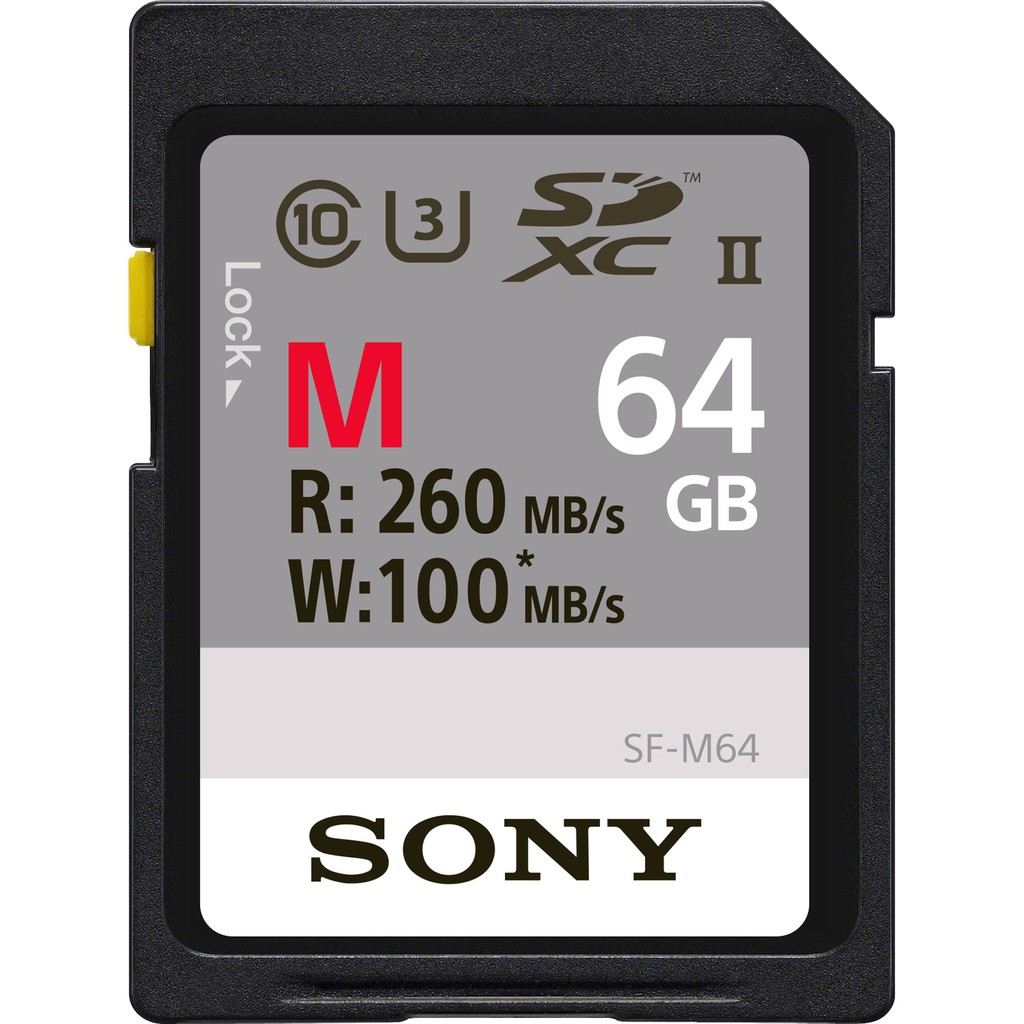 Thẻ Nhớ Sony 64GB 260MB/s UHS-II SDXC (3) - Hàng Chính Hãng