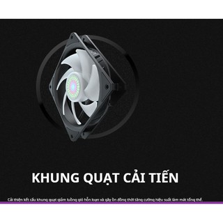 Quạt Làm Mát Case 12cm Cooler Master SICKLEFLOW 120 RED (đỏ)