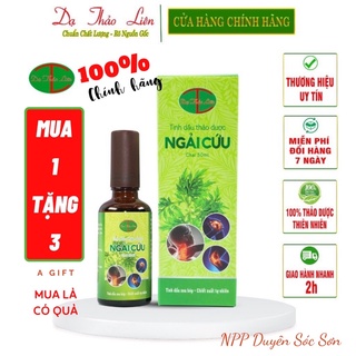 Combo con lăn Massage và Tinh dầu Thảo dược ngải cứu Dạ Thảo Liên