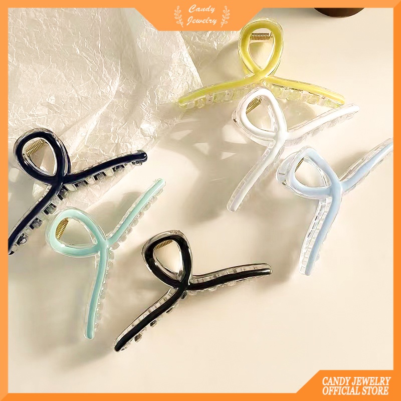 Kẹp tóc MANYUE hình vây cá mập màu sắc ngọt ngào thời trang mùa hè cho nữ