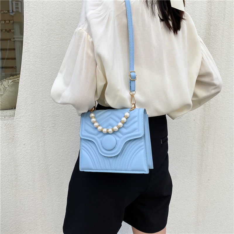 Túi IELGY đeo chéo màu sắc đơn giản cổ điển dành cho nữ