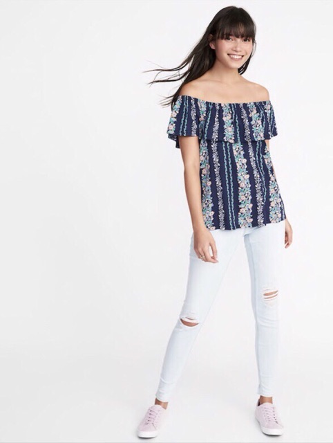 Áo thun trễ vai Old Navy sale từ 150k còn 120k